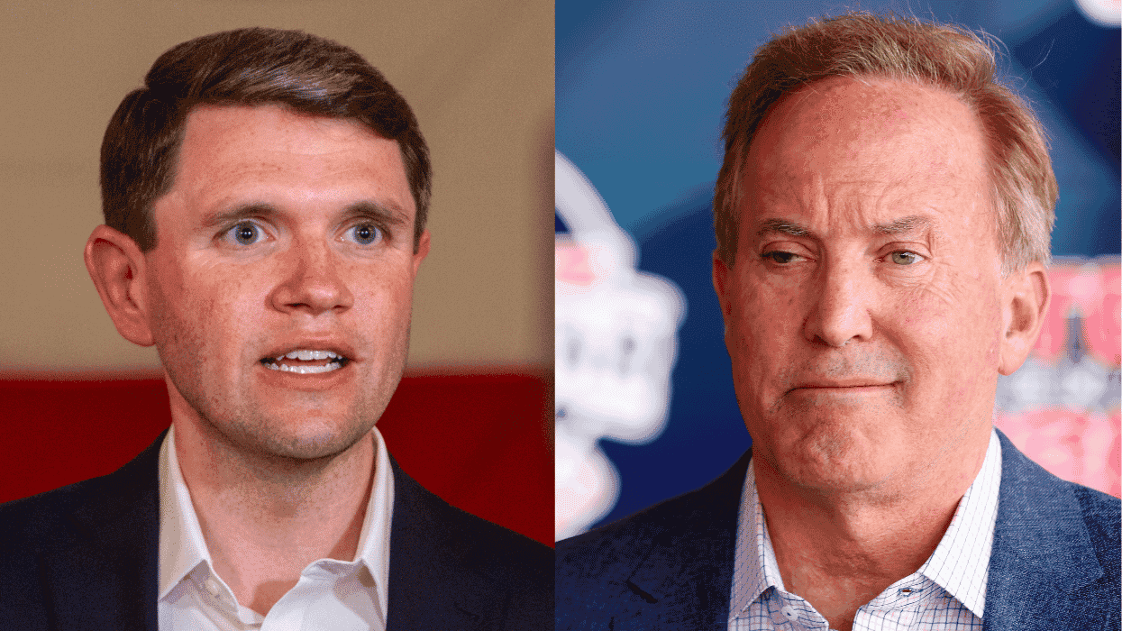 Texas Senate candidates James Talarico and Ken Paxton
