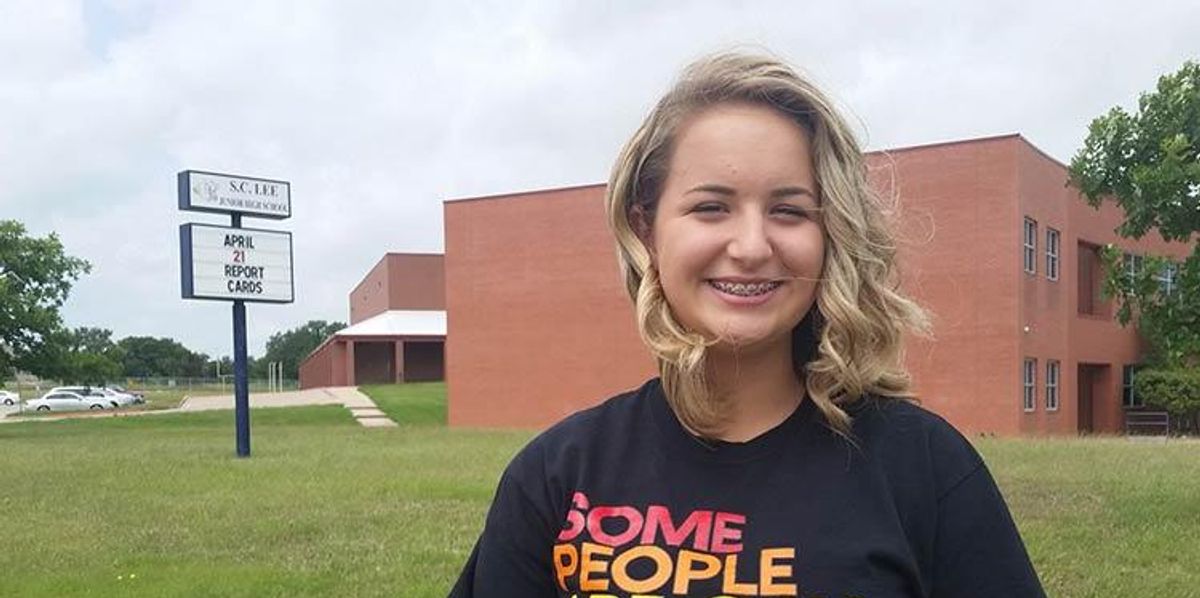 Texas School Calls Student's Pro-LGBT Shirt 'Disruptive'