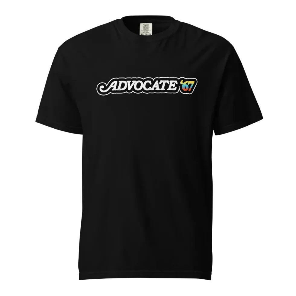 The Advocate \u201867 Unisex Garment-dyed Heavyweight T-shirt