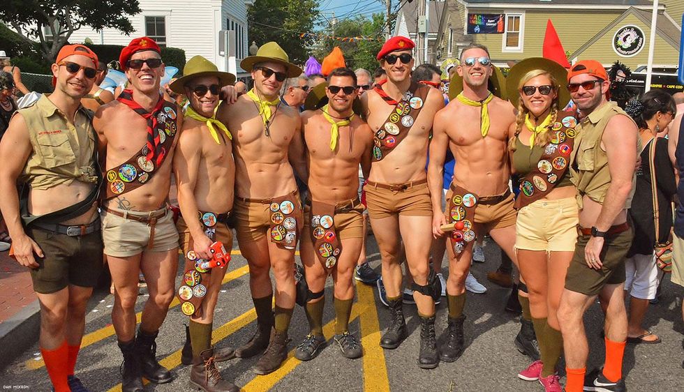 The annual celebration \u2014 this year in the "Enchanted Forest" \u2014 featured parade grand marshal Lea DeLaria and a performance by Trixie Mattel, plus a bunch guys in tiny little revealing costumes.