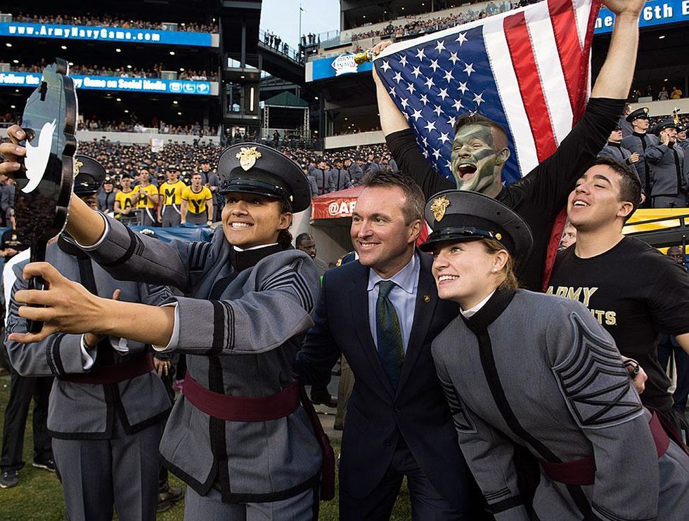 The Army vs. Navy game in 2015