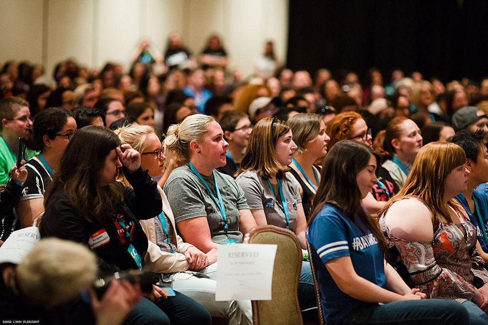 The audience at ClexaCon
