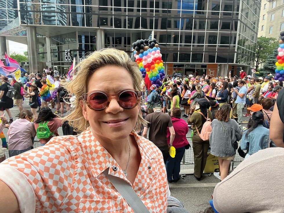 The author at Toronto Pride 2024