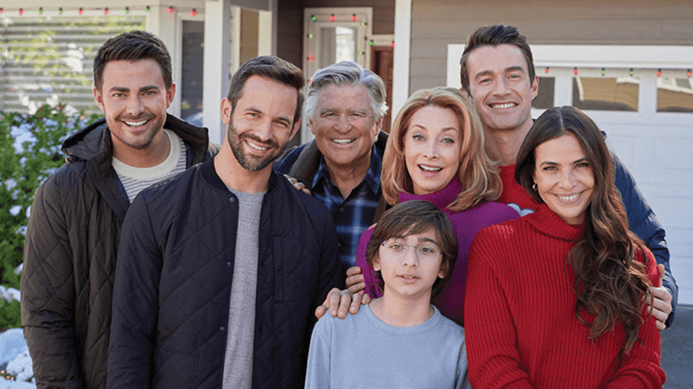 The cast of The Christmas House 2