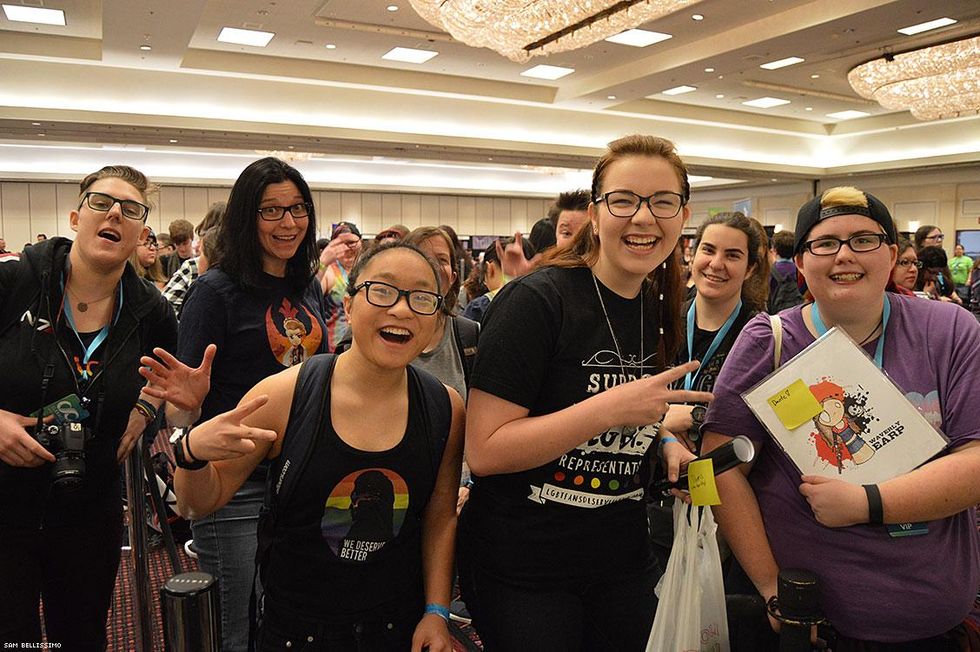 The crowd at ClexaCon.