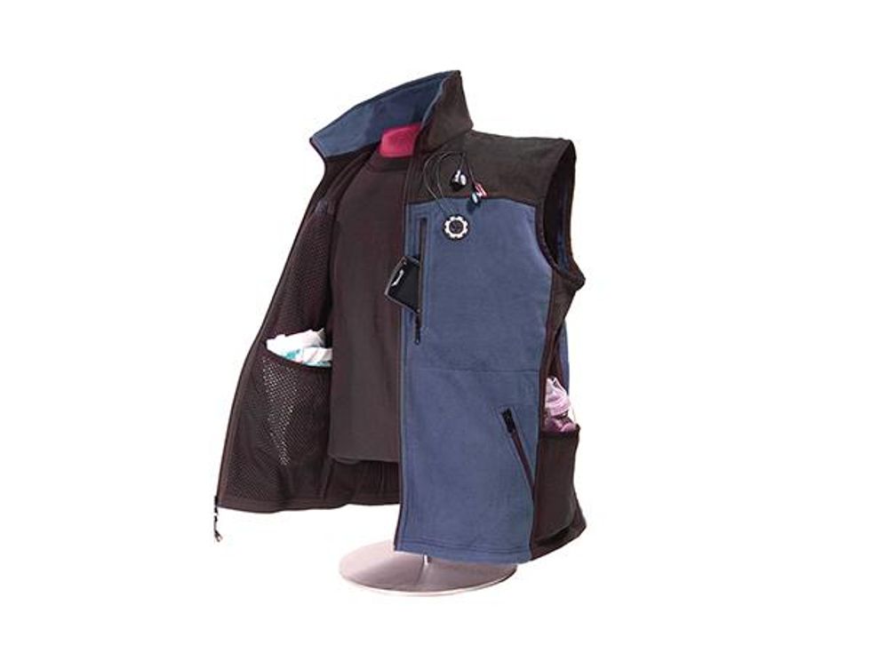 The dad jacket is like a diaper bag