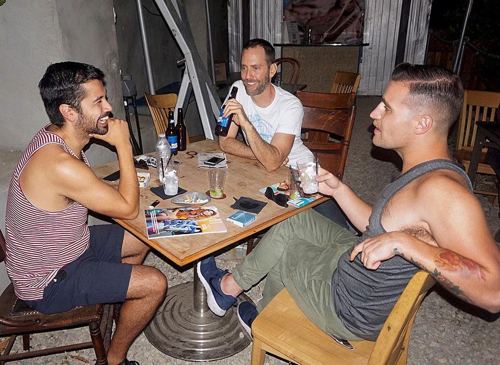 The exchange of ideas and opinions.