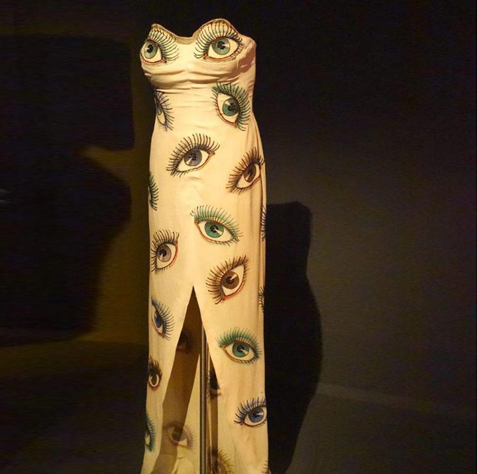 The "eye dress" from The Dolly Sisters