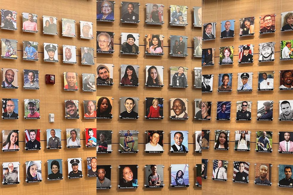 The Faces of Gun Violence photo art exhibit ATF headquarters Gun Violence Survivors summit 