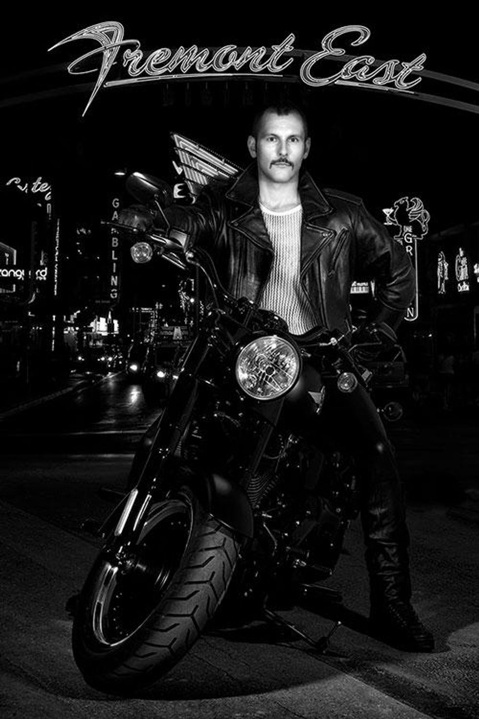 The Fremont East Biker by Eric Lanuit - Tom's World - Gael
