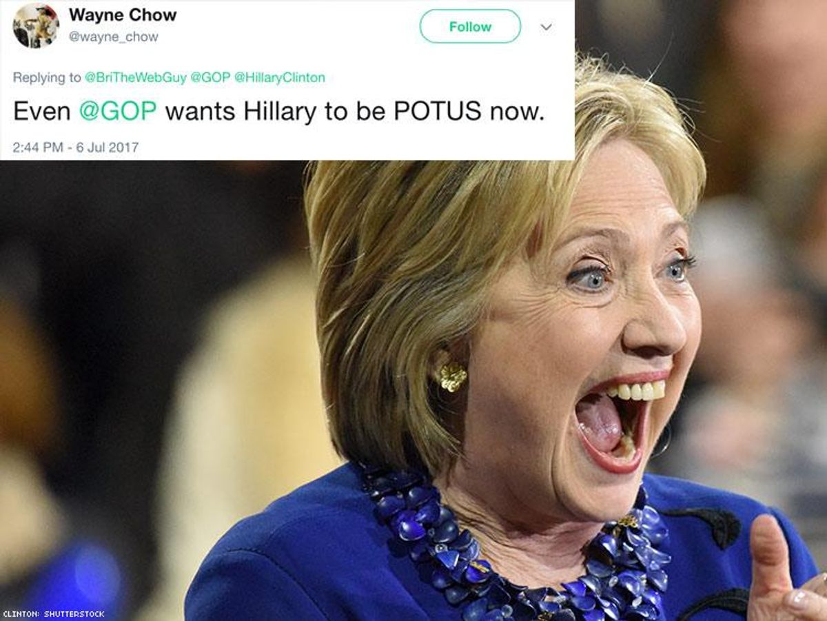 The GOP's Twitter Just Came For Hillary Clinton, And She Promptly Shut It Down