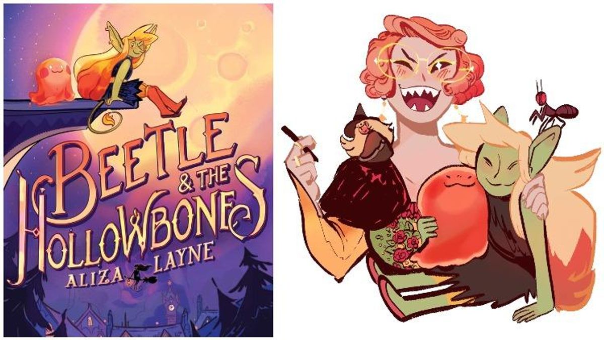The graphic novel Beetle & the Hollowbones by Aliza Layne effortlessly centers positive LGBTQ+ characters and storylines for teens and young adults.