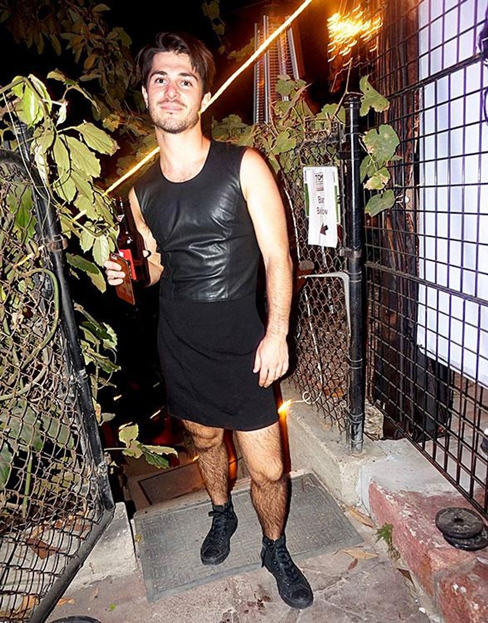 The little black dress, updated and chic as Hell.