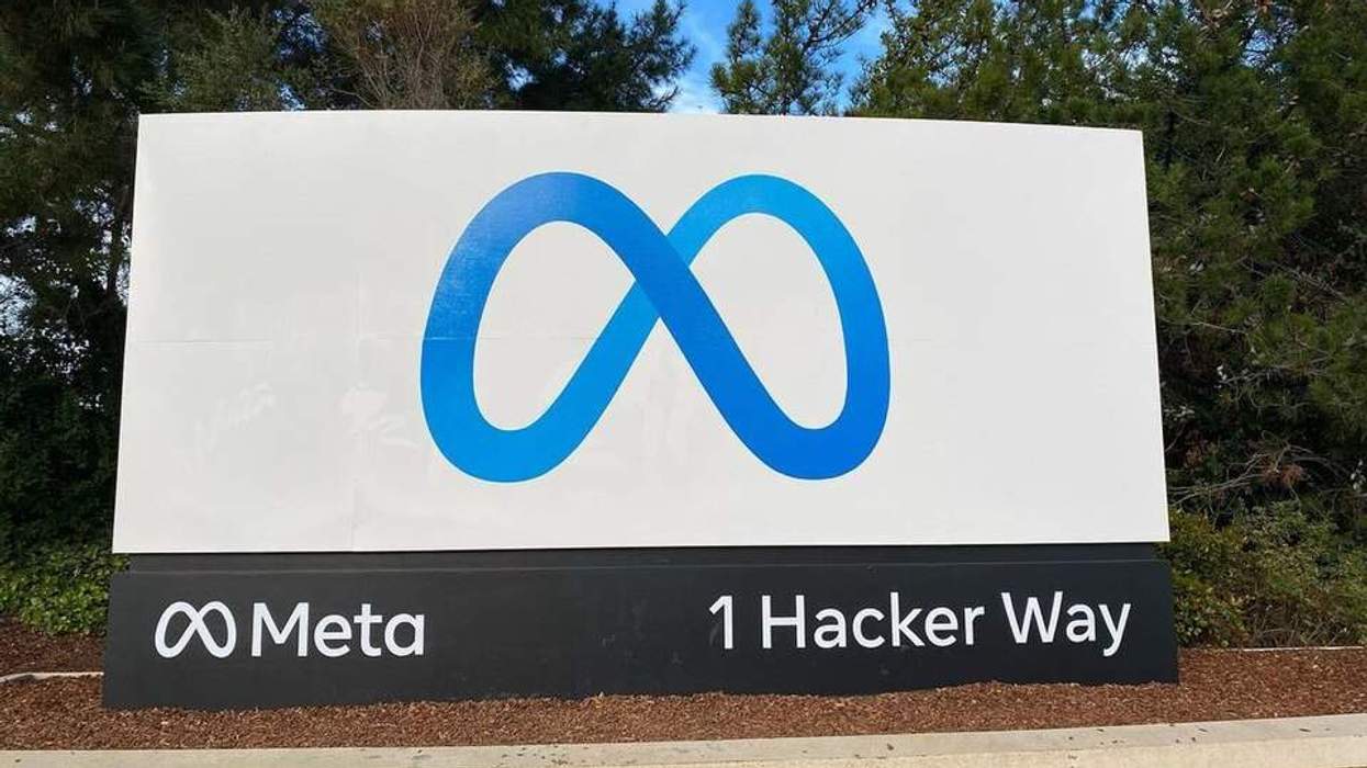 The Meta Headquarters Sign