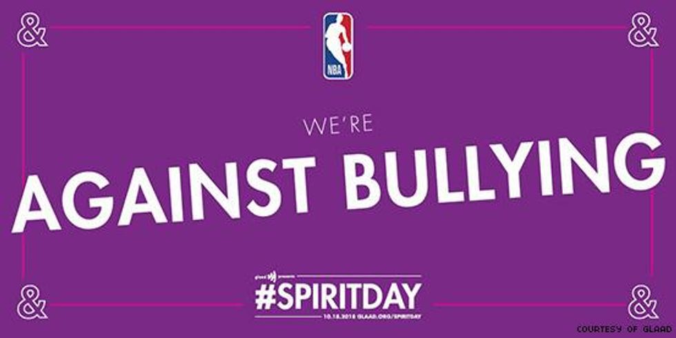 The NBA stands up for Spirit Day
