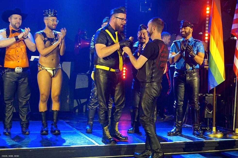 The new Mr. LA Leather, Ben Kaufher, is chosen.