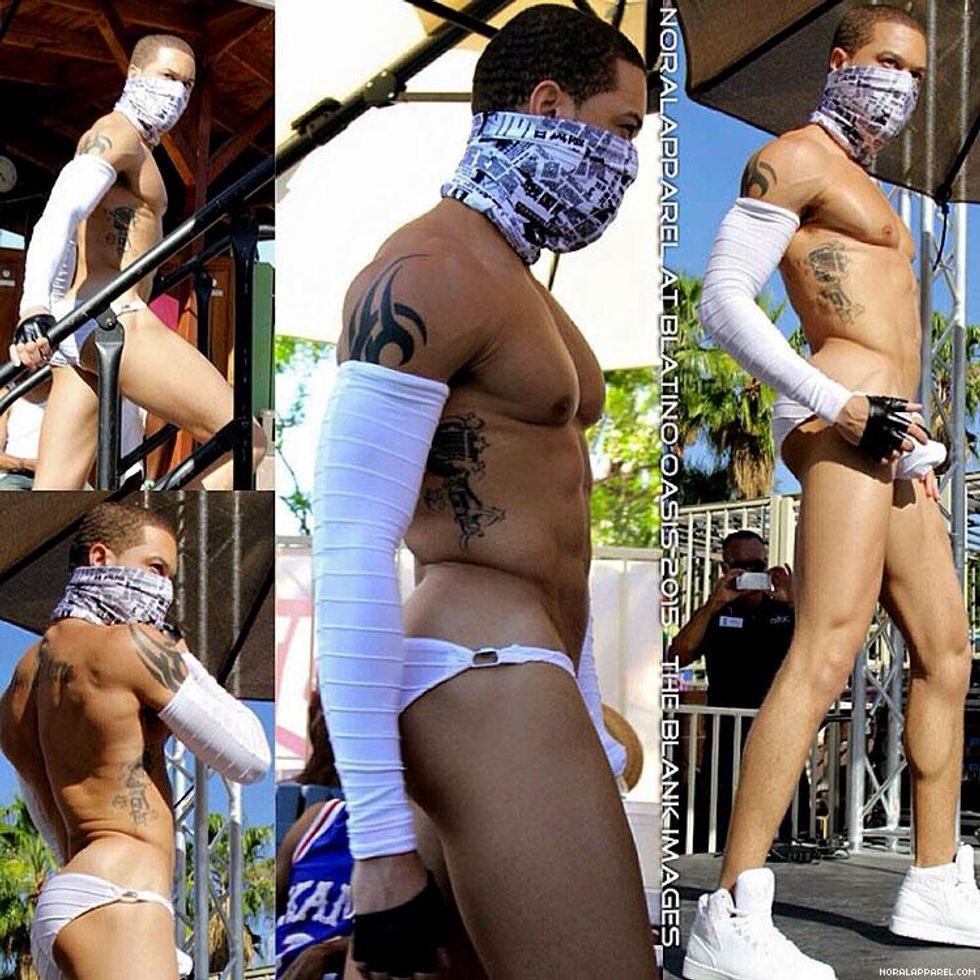 The NoRal Apparel Arm Band with Brief. Photography: The Blank Images. Model: Steven