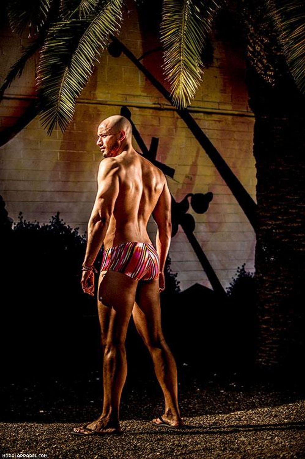 The NoRal Apparel Luxe Mesh Brief. Photography: Digital Obsession. Model: Devon