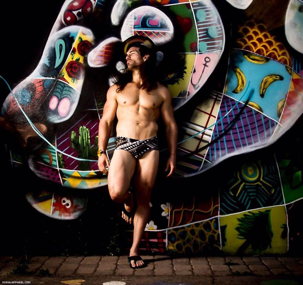 The NoRal Apparel Luxe Mesh Brief. Photography: Digital Obsession. Model: Matt