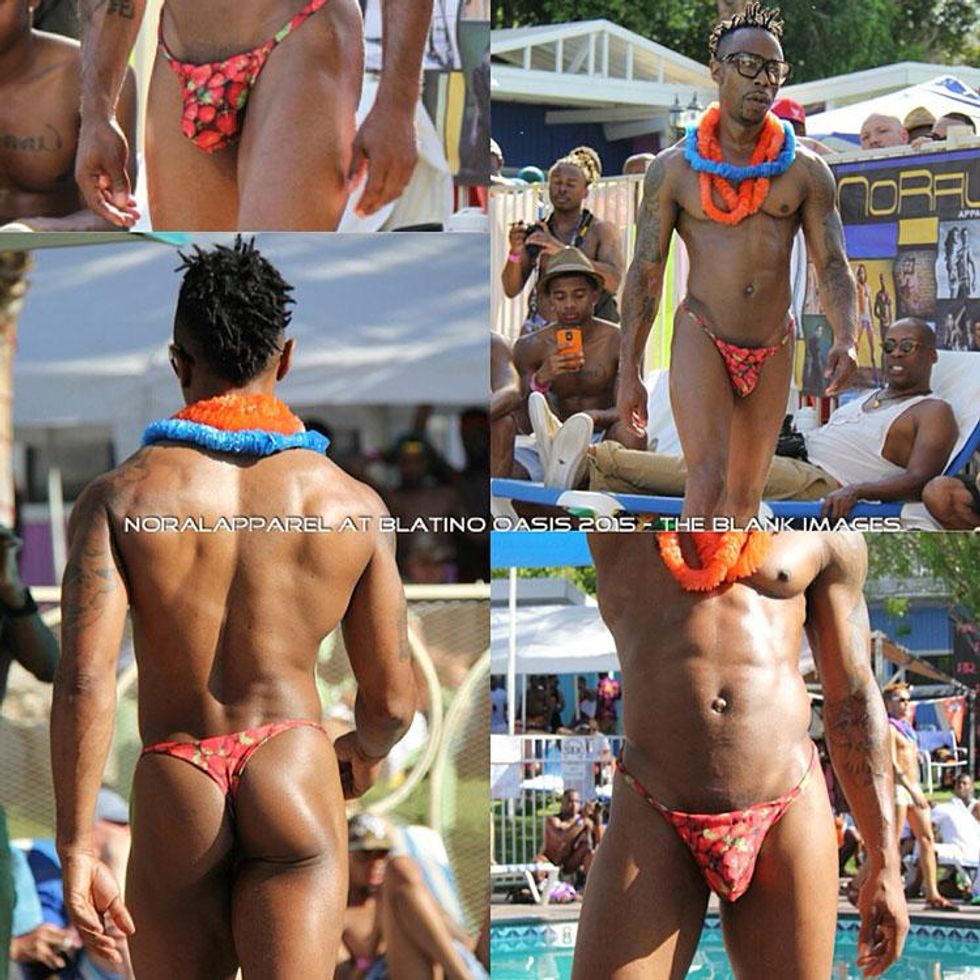 The NoRal Apparel Strawberry Thong. Photography: The Blank Images. Model: Curtis