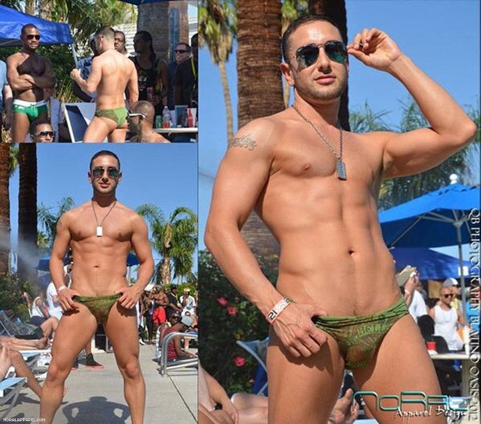 The NoRal Apparel Tattoo Brief. Photography: Quar. Model: Yocisco