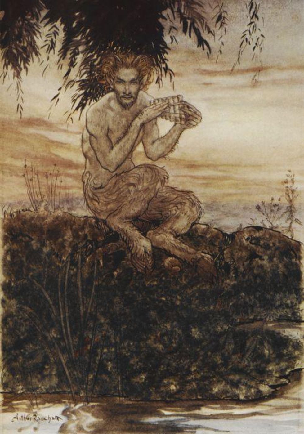 The Piper at the Gates of Dawn, Arthur Rackham