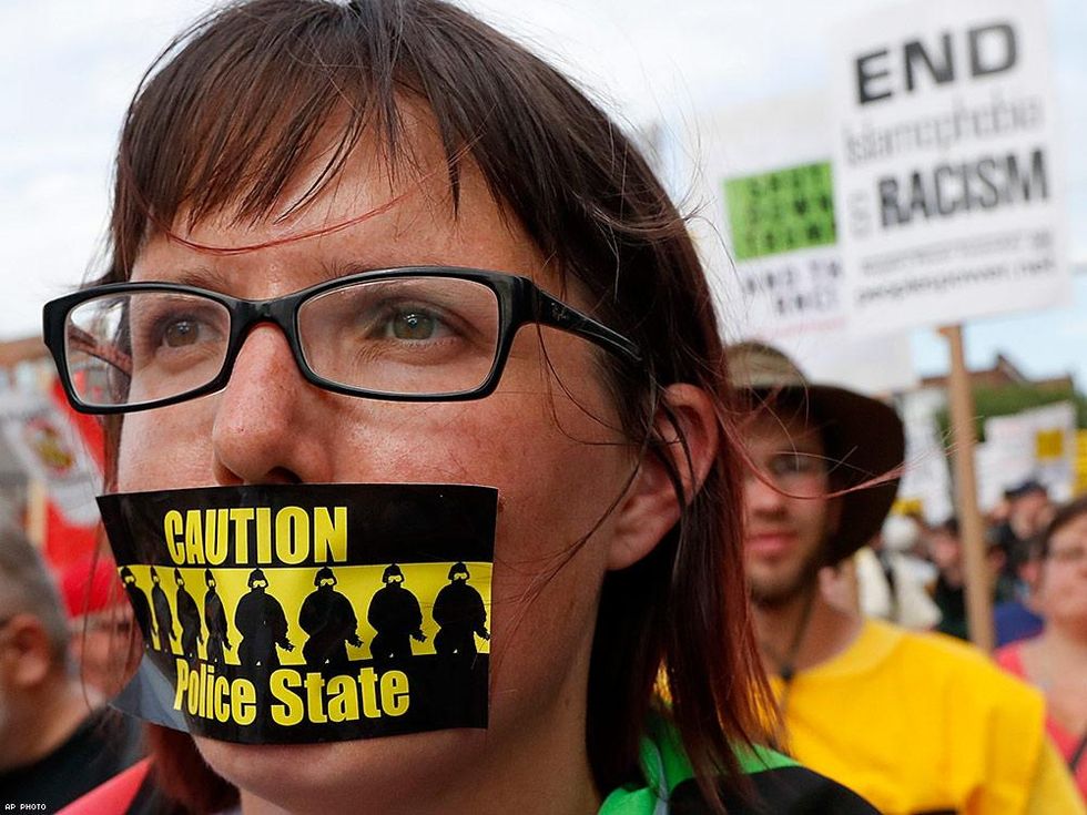 The Shut Down Trump & the RNC protest July 17 in Cleveland