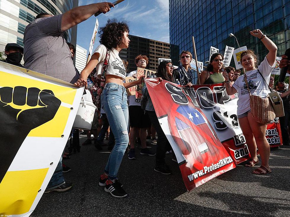 The Shut Down Trump & the RNC protest July 17 in Cleveland