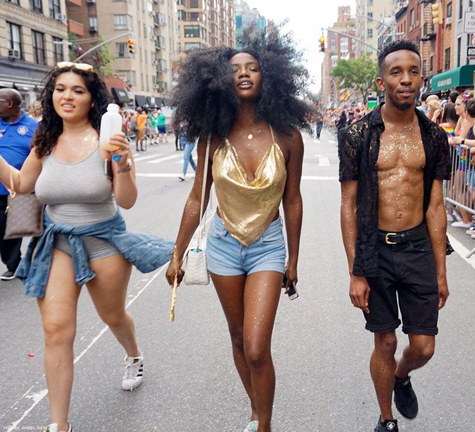 The streets were alive with color, glitter, love, acceptance, and diversity.