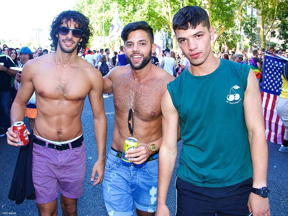 The streets were packed with hundreds of thousands from all over the globe.