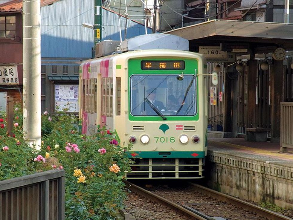 The Toden Arakawa streecar.