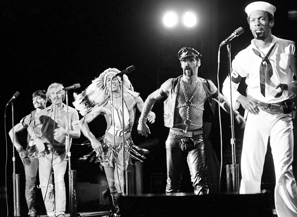The Village People preform circa 1978 Los Angeles California
