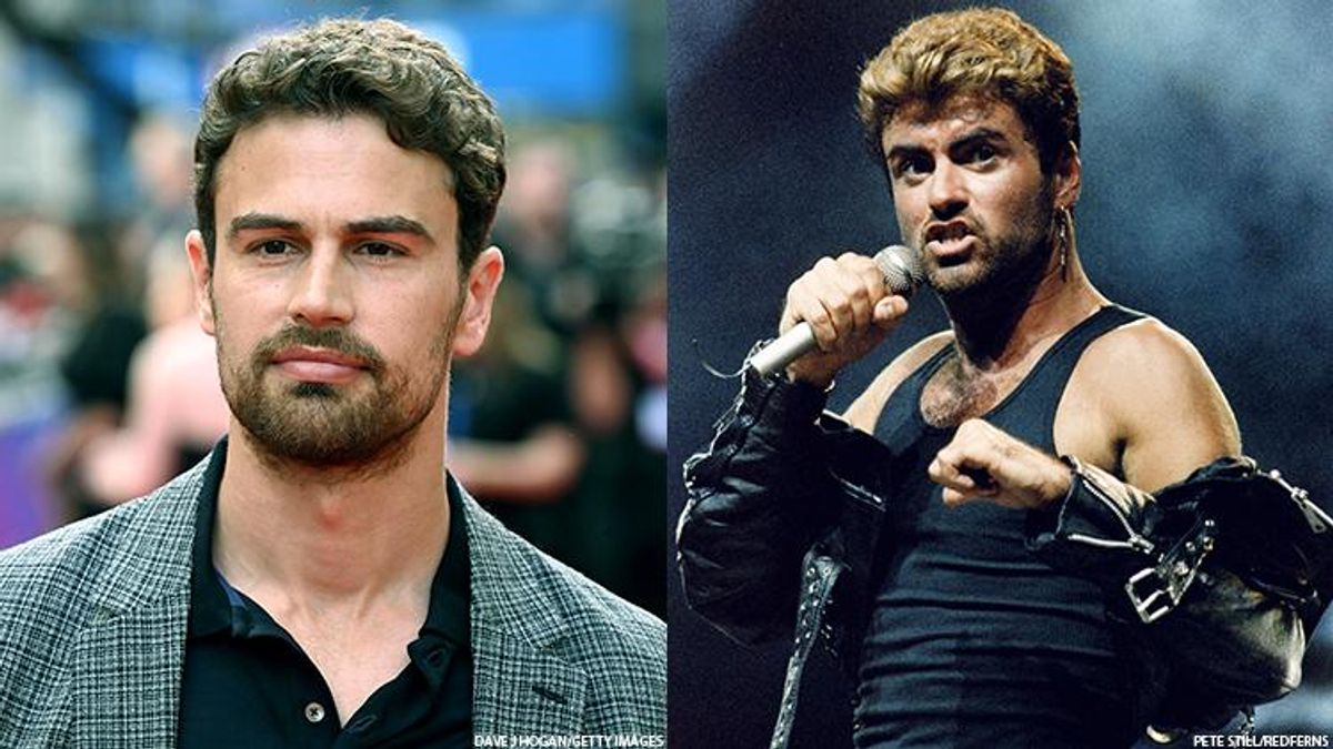 Theo James and George Michael