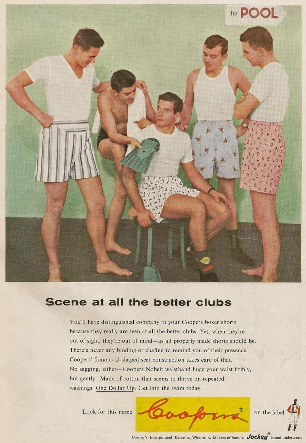 There is something terrible about to happen here with a flipper. Really terrible. And all the men are wearing Lilly Pulitzer skorts.