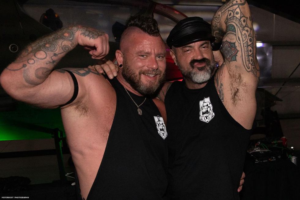 There was grunting, humping, ecstatically undeodorized masculinity at Palm Springs Leather Pride this year. Motorboot's photos show it all.
