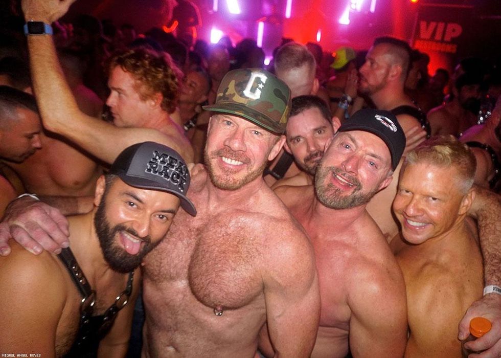 These men apparently made a resolution to have more fun.