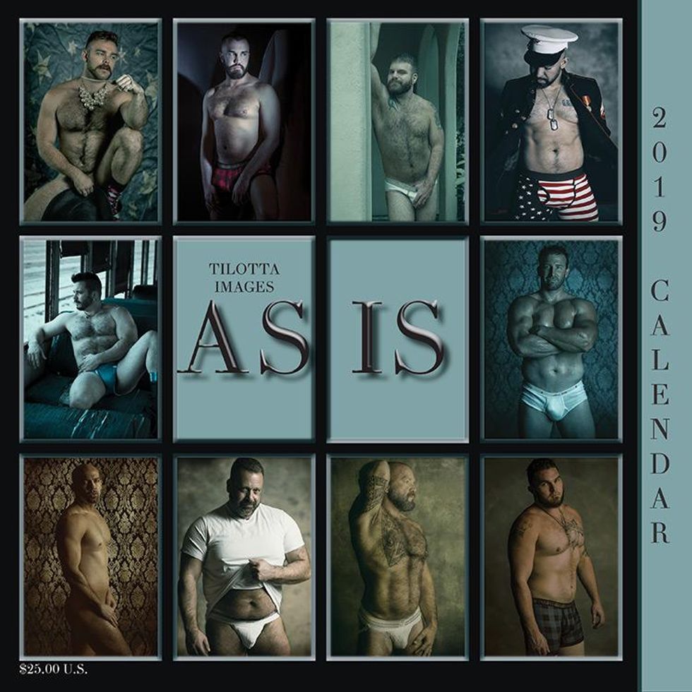These regular guys from Steven Tilotta's "As Is" calendar will get you through the dreary parts of the coming winter.