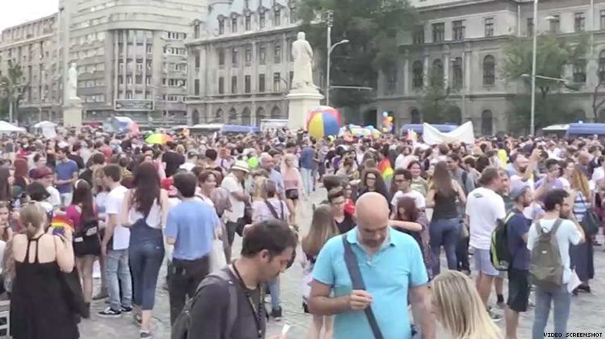 Thousands Gather for Bucharest Pride
