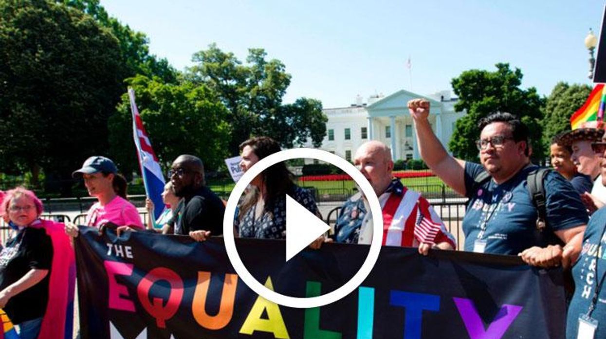 Thousands Protest Trump, Rally to Protect LGBT Rights at D.C. Equality March