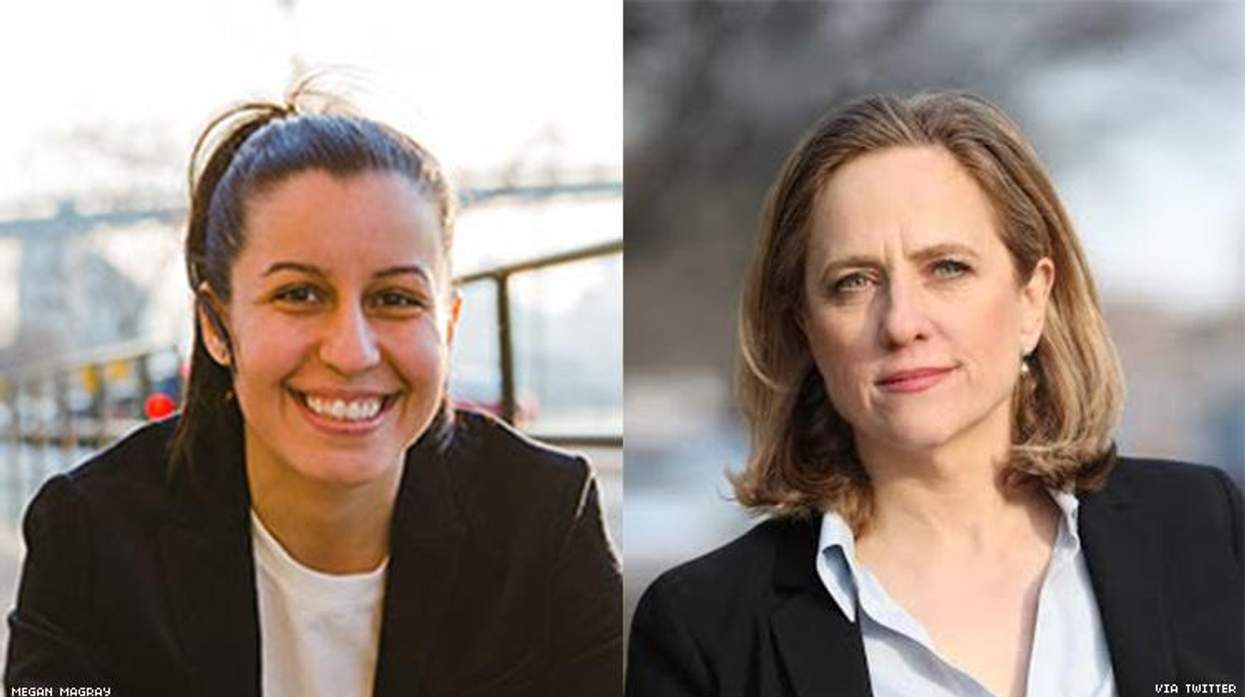 Tiffany Caban and Melinda Katz