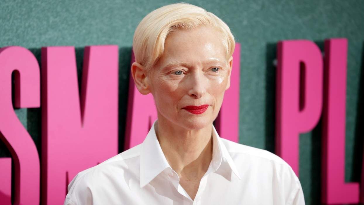 Tilda Swinton at the Ballad of a Small Player U.K. premiere, London, October 9, 2025