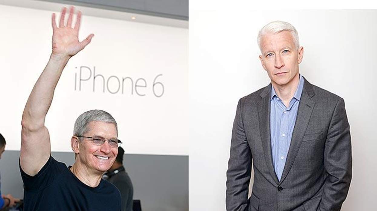 tim cook, anderson cooper