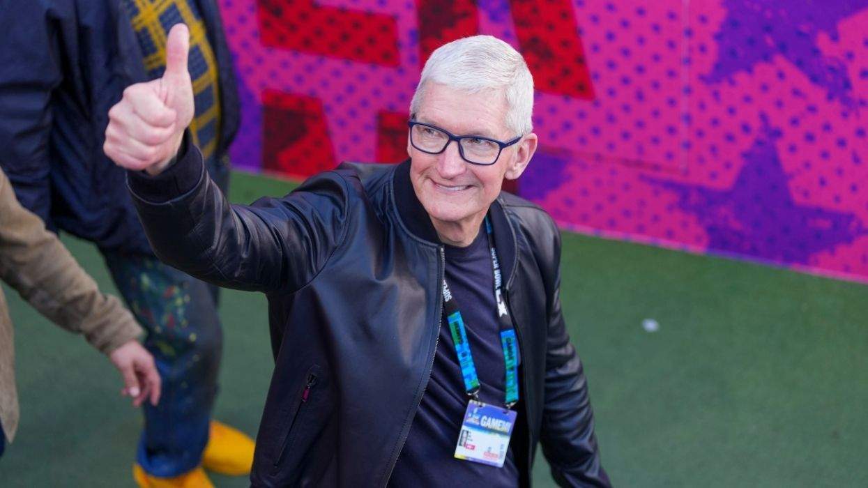 tim cook at the super bowl