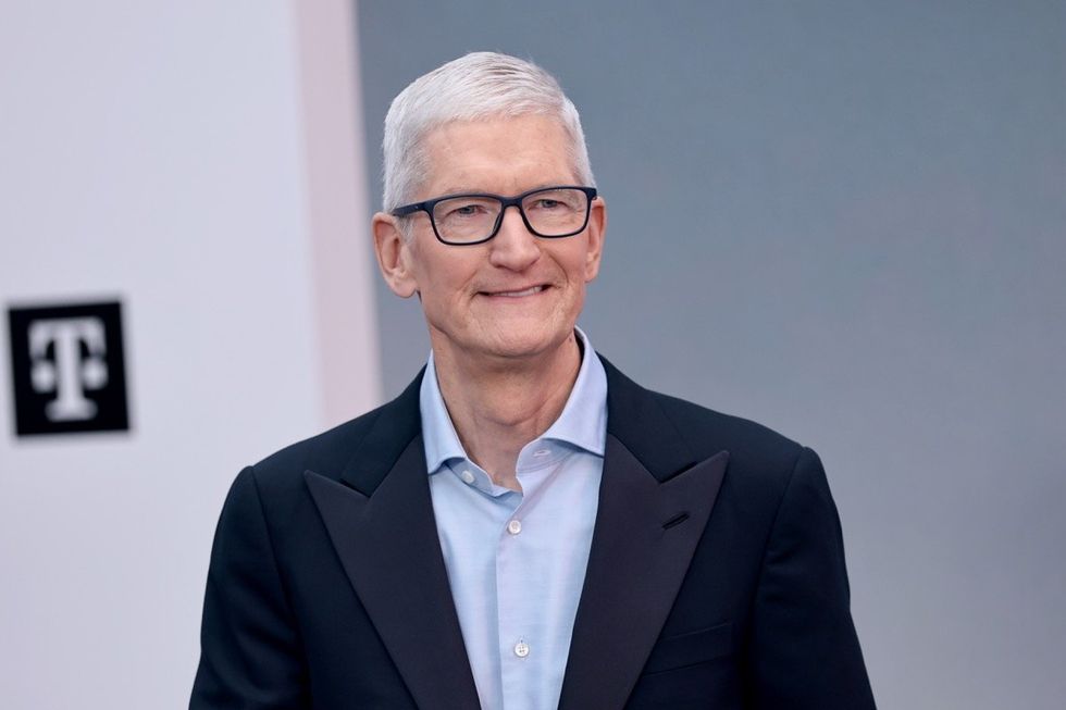 Tim Cook at the world premiere of the F1 feature film in June 2025