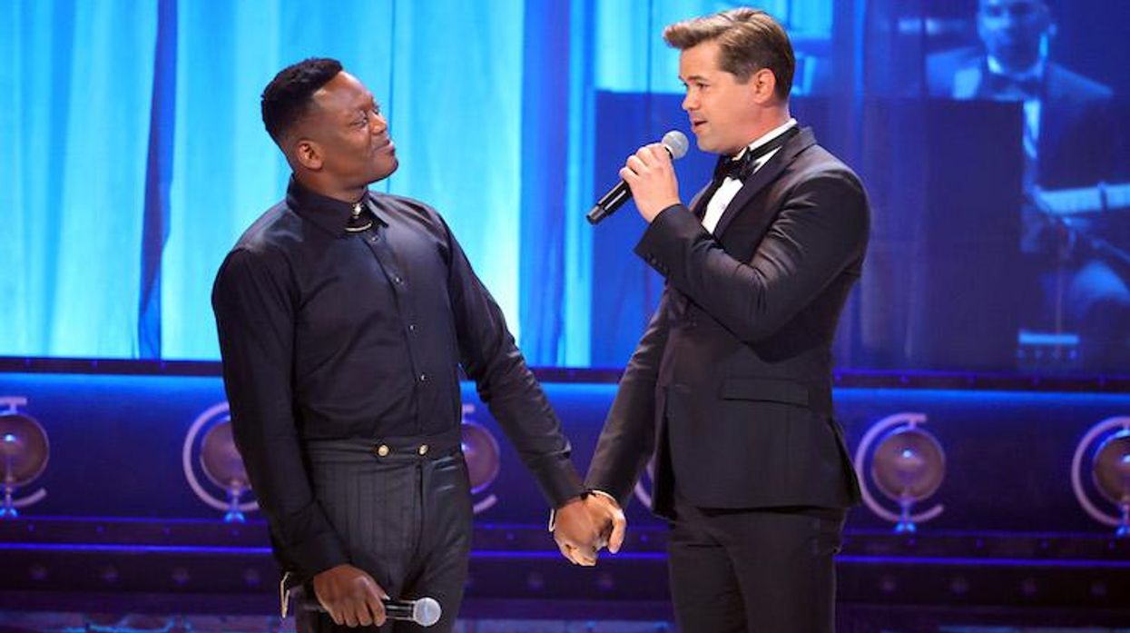 Titus Burgess and Andrew Rannells