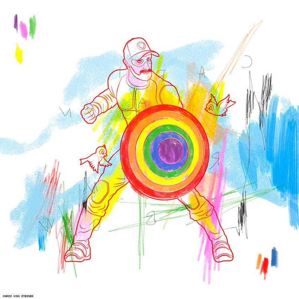 To call Chris von Steiner a perverse imp is kind of missing the point.