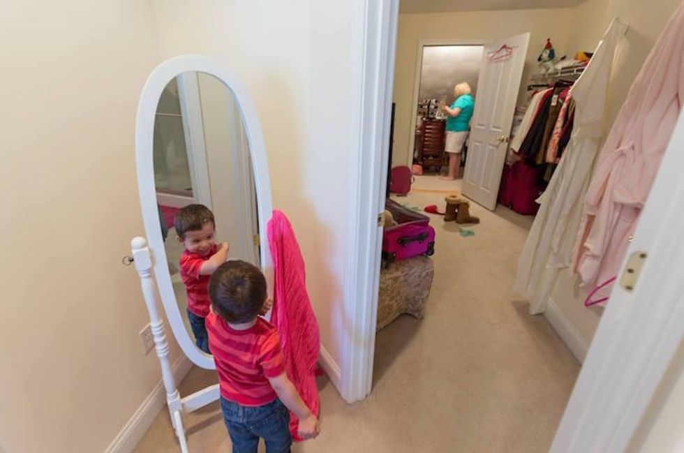 Tobias grandkids at play