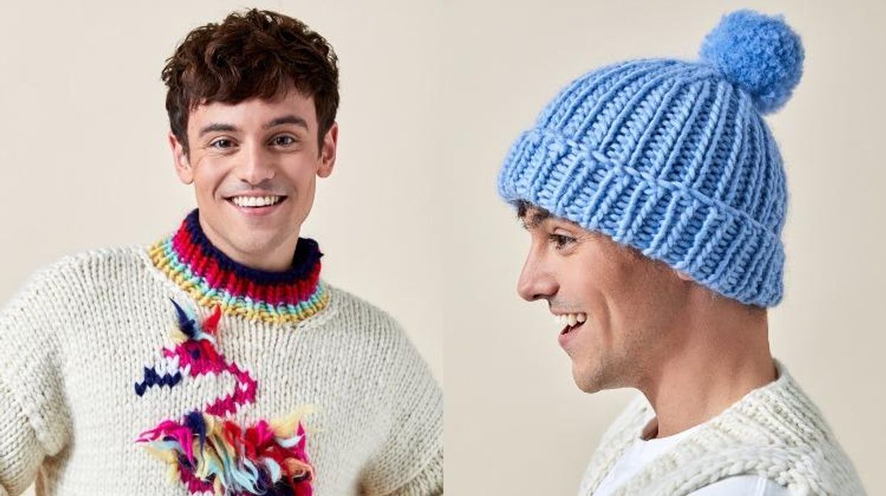 Tom Daley with his new line