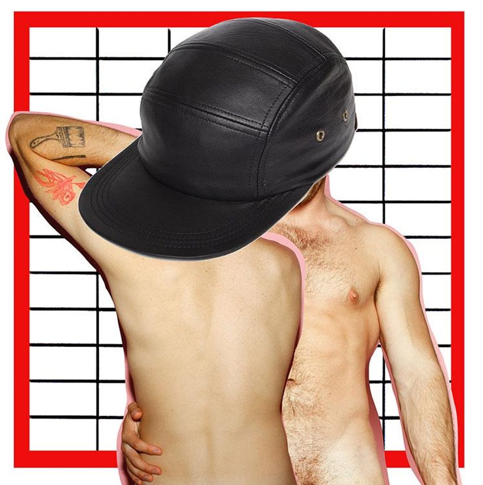Tom of Finland x COSTO BARU Black Leather Cap