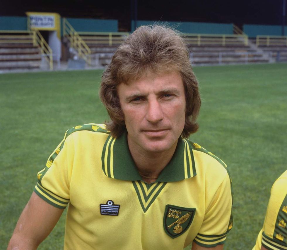 Tony Powell as a young pro soccer player in England